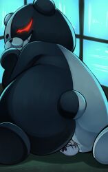 1boy1girl 2d absurd_res ass ass_in_face bear big_ass danganronpa danganronpa_(series) detailed_background face_between_cheeks face_in_ass facesitting fat_ass female furry furry_male furry_on_human grin grinning huge_ass human kirigiri_kyouko larger_male laughing male monokuma no_genitals no_sex nonhuman plush plush_doll red_eye robot short_tail sitting sitting_on_another sitting_on_face size_difference smile smiling spike_chunsoft tagme tail teddy_bear teeth thick_thighs twitter_link ursid ursine veruveru21