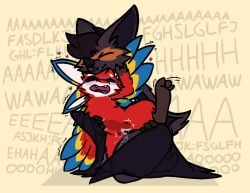 2026 4_ears aliasing animal_genitalia anthro avali avian bat bizart blue_body blue_feathers bodily_fluids chair_position claws clitoris cum cum_in_uterus cum_in_vagina cum_inside digital_media_(artwork) drooling duo ejaculation erection fangs feathered_wings feathers feet female female_penetrated from_behind_position fur genital_fluids genitals green_body green_feathers hair heart_symbol hi_res internal irv_(bizart) knot knotted_penis knotting larger_male loud_sex male male/female male_penetrating male_penetrating_female mammal membrane_(anatomy) membranous_wings moan multi_ear nude open_mouth orange_body orange_fur orgasm penetration penile penile_penetration penis purple_body purple_fur red_body red_feathers saliva sex shaking shaking_orgasm sheath simple_background size_difference smaller_female smile spread_legs spreading sweat tail talons teeth text toes tongue uterus vaginal vaginal_fluids vaginal_knotting vaginal_penetration vaginal_squirting vulva white_body white_feathers winged_arms wings