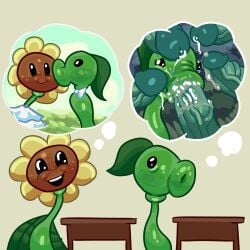 blowjob chszan_chan crying gangbang gangrape group_sex meme meme_reference peashooter_(pvz) plant plants_vs_zombies sunflower_(pvz) tagme tears zombie_(pvz)