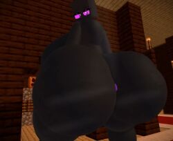 1girls 3d 3d_(artwork) anthro ass big_ass big_breasts big_butt big_thighs breasts completely_naked completely_naked_female dark-skinned_female dark_skin enderlady_(hbtheender) enderwoman female female_only hbtheender minecraft naked_female purple_eyes shorter_than_10_seconds solo solo_female sound tagme thick_ass thighs video