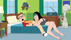 ahe_gao american_dad big_sister brother_and_sister fellatio female hayley_smith human incest little_brother looking_pleasured male older_female older_sister oral pleasure_face roger_smith steve_smith straight younger_brother younger_male