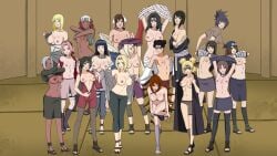 18girls 6+girls adult adult_and_teenager age_difference ayame_(naruto) before_sex big_breasts black_eyes black_socks blonde_hair blue_eyes breasts brown_eyes brown_hair busty curvaceous dark-skinned_female dark_skin empty_eyes female female_only fishnets full_body green_eyes harem haruno_sakura huge_breasts hyuuga_hinata ino_yamanaka iwagakure_symbol karui knee_socks kneehighs kneesocks konohagakure_symbol kumogakure_symbol kunoichi kurenai_yuhi kurotsuchi light-skinned_female light_skin long_hair looking_at_viewer mabui matsuri_(naruto) medium_breasts mei_terumi mind_control mitarashi_anko mostly_nude multiple_girls naruto naruto_(series) naruto_shippuden ninja no_bra older_female panties partially_clothed perky_breasts petite pink_hair purple_hair red_hair removing_clothing sagging_breasts sakura_haruno samui sari_(naruto) shizune short_hair silver_hair slavegirl small_breasts smilingdog socks sunagakure_symbol take_your_pick taking_clothes_off teenager temari tenten terumi_mei thigh_socks thighhighs topless tsunade undressing undressing_self violet_eyes voluptuous wide_hips yamanaka_ino yellow_eyes younger_female yukata_(naruto) yuuhi_kurenai