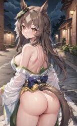 ai_generated animal_ears cygames dmm_games doujin female_focus female_only fictional fictional_product fictitious horse_ears_girl inspired_by_real_derby_horse japan_umamusume_training_schools_and_colleges nsfw satono_diamond_(umamusume) seductive sensitive sole_female solo solo_female solo_focus tagme tracen_academy umamusume umamusume_pretty_derby umsk unofficial うましこ ウマシコ 夏野萌