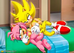 amy_rose anal anal_sex bbmbbf bed furry furry_only gold_level mobius_unleashed palcomix penetration pietros_secret_club sonic_(series) sonic_the_hedgehog sonic_the_hedgehog_(series) super_sonic uncensored