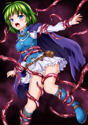 1girls blue_eyes boots breasts female femsub fire_emblem fire_emblem:_the_blazing_blade gobby_ekaki green_hair hairband nino_(fire_emblem) nintendo panties panties_down rape restrained short_hair small_breasts tentacle tentacle_rape tentacle_sex underwear white_panties