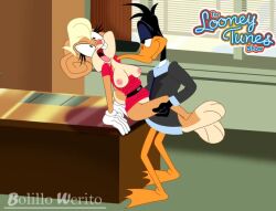 accurate_art_style bolillo_werito boss cartoony daffy_duck lola_bunny looney_tunes secretary the_looney_tunes_show