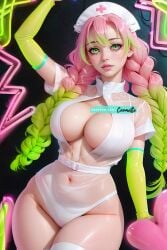 kanroji mitsuri from demon slayer by coomette