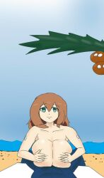 big_breasts iris_(mega_man) large_breasts mega_man mega_man_x mega_man_x_dive paizuri vel347