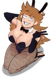 1girls big_breasts breasts bunny_ears bunnysuit cleavage clothed eddsworld eli_johnson ellsworld female female_only humanoid long_hair no_visible_genitalia noseless playboy_bunny rule_63 solo thighs thighs_together tori_(eddsworld)