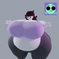 1girls animated bouncing_breasts fat huge_ass huge_belly huge_breasts jaiden jaiden_animations jiggling_breasts mini_giantess mrglazed obese playing_with_breasts playing_with_own_breasts sound ssbbw tagme video wide_hips youtube