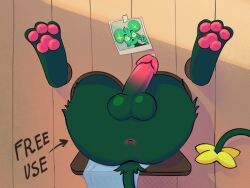 2023 3_toes 5_fingers anthro anus ass balls black_nose bodily_fluids directional_arrow english_text erection faceless_anthro faceless_character faceless_male feet felid feline fingers free_use fur generation_4_pokemon genital_fluids genitals gesture glans glory_hole green_balls green_body green_fur green_hair green_penis hair hehel hi_res humanoid_genitalia humanoid_penis looking_at_viewer lying male mammal nintendo on_back pawpads penis photo pink_glans pink_pawpads pink_penis pokemon pokemon_(species) precum presenting presenting_hindquarters pupils purple_anus shinx shinx_(strikerman) smile solo tape text toes towel v_sign yellow_body yellow_eyes yellow_fur yellow_inner_ear yellow_pupils