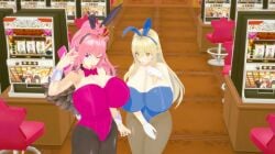 3d big_breasts bimbo breasts bunny_ears bunny_girl bunnysuit cleavage disgaea disgaea_5 gigantic_breasts huge_breasts hyper_breasts koikatsu large_breasts liezerota massive_breasts nippon_ichi_software seraphina_(disgaea) tights totenafterdark