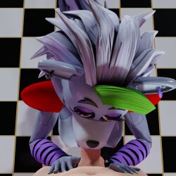 1boy 1girls 3d 3d_(artwork) aftonskyy big_breasts big_penis blowjob breasts female five_nights_at_freddy's five_nights_at_freddy's:_security_breach furry furry_ears furry_female furry_tail male penis penis_in_mouth roxanne_wolf_(fnaf) sex straight wolf wolf_ears wolf_girl wolf_tail