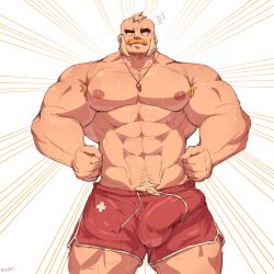 bara big_muscles brawl_stars gay muscular_male older_male sam_(brawl_stars)