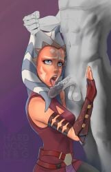 1boy 1girls ahsoka_tano blowjob breasts female hardmodenrg male penis star_wars the_clone_wars:_season_four togruta