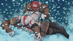 anal barazoku gay ginger god_of_war hi_res kratos male male_only muscular rickleone snow sony_corporation sony_interactive_entertainment thor_(god_of_war) yaoi