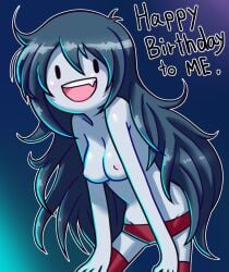 adventure_time breasts itimu marceline open_mouth panties