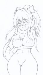 Monika (Doki Doki Literature Club) Rule 34 Image