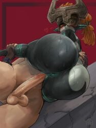 1boy 1girls alamanderarts anus anus_peek ass big_balls blonde_hair bubble_ass bubble_butt curvaceous dat_ass fat_ass female high_resolution huge_ass huge_cock imp_midna large_penis light-skinned_male light_skin link link_(twilight_princess) male mask massive_ass midna monster_girl nintendo pawg penis pussy red_eyes rough_sex round_ass sex shortstack sweat sweatdrop sweating the_legend_of_zelda thighs thin_waist twilight_princess two_tone_body uncensored unseen_male_face vaginal_penetration voluptuous