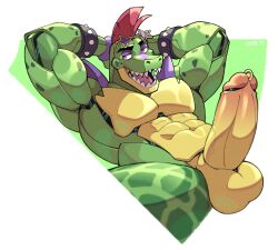 abs accessory alligator alligatorid animatronic anthro balls biceps big_balls big_muscles big_pecs big_penis boner cock_ring crocodilian erection eyewear five_nights_at_freddy's five_nights_at_freddy's:_security_breach genitals hi_res huge_cock huge_muscles jewelry machine male male_only montgomery_gator_(fnaf) muscular muscular_anthro muscular_male nude pecs penis penis_accessory penis_jewelry reptile robot scalie scottgames smile solo solo_focus steel_wool_studios thick_thighs voviat