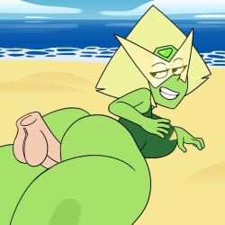 1boy 1girls 5_fingers alternate_ass_size alternate_breast_size ambiguous_penetration animated ass azai beach big_ass big_breasts breasts cartoon_network dat_ass disembodied_penis fat_ass female gem_(species) jiggle jiggling_ass large_ass large_breasts male partial_male peridot_(steven_universe) sex smile smiling smug sound sound_edit steven_universe straight sunglasses tagme video