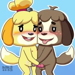 1boy1girl 2023 animal_crossing anthro anthro_on_anthro areola balls bedroom_eyes bell big_ears big_head black_eyes black_nipples blonde_hair blue_background blush bodily_fluids brother brother_and_sister brown_balls brown_body brown_ears brown_eyebrows brown_fur brown_hair brown_nose brown_tail buckteeth canid canine canis cum cum_on_body cum_on_hand cum_on_penis cum_on_pussy detailed digby_(animal_crossing) domestic_dog duo erection eyebrows female fingering floppy_ears fluffy fluffy_tail freckles fur genital_fluids genitals glistening glistening_genitalia glistening_knot glistening_nose glistening_penis grey_nose hair half-closed_eyes handjob happy hi_res incest incest_play isabelle_(animal_crossing) knot long_tail looking_at_viewer male male/female mammal messy multicolored_body multicolored_fur mutual_masturbation narrowed_eyes nintendo nipples nude open_mouth orgasm outline penile penis pink_areola pink_knot pink_nipples pink_penis pink_tongue presenting presenting_balls presenting_penis presenting_pussy pussy pussy_juice raised_eyebrow rosy_cheeks round_head round_nose seductive sex shadow shih_tzu short_hair sibling simple_background sister sl350 small_nipples smile smiling_at_viewer standing straight tail teeth tongue tongue_out toony toy_dog vaginal vaginal_fingering white_body white_fur white_outline white_tail white_tail_tip yellow_body yellow_ears yellow_fur yellow_pussy yellow_tail