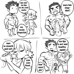 gay human human_only jasdavi luca_(jasdavi) male male_only monochrome multiple_boys noah_(jasdavi) original_character penis skinny tagme toony uncensored yaoi