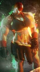 3d big_penis blender blender_(software) buff bulge bulge_through_clothing cleavage futa_only futanari marisa_rossetti muscles partially_clothed pelvic_line pin_up radroachhd revealing_clothes self_upload six_pack solo solo_futa standing street_fighter street_fighter_6 strong tagme