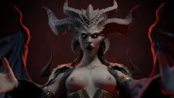 3d alicecry diablo lilith_(diablo) milf nipples succubus succubus_queen tagme