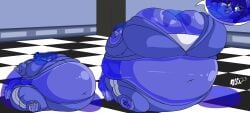 big_breasts blueberry_inflation breasts huge_breasts inflation mad_n_evil slime_inflation spherical_inflation sunken_head sunken_limbs