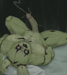 big_penis cum five_nights_at_freddy's fnaf looking_at_viewer male male_only penis solo solo_male springtrap springtrap_(fnaf)
