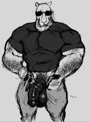 anthro balls big_balls big_muscles big_penis camel camelid cigarette equine_penis flaccid hairy hairy_arms huge_cock joe_camel male male_only mammal medial_ring muscles muscular muscular_anthro muscular_arms muscular_male open_fly open_pants pants pecs pubic_hair richard_pinkman shirt sketch smoking solo solo_focus solo_male sunglasses t-shirt