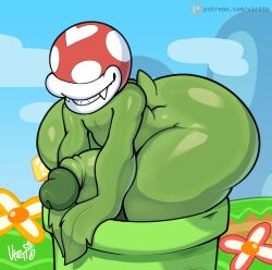 piranha plant from mario (series) by virito