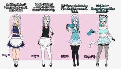 bimbofication brainwashing egirl english_text fortunateoneironaut gamer_girl kisekae mind_control personality_change sakuya_izayoi text touhou transformation