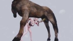 3d animated big_belly clothed clothed_female dirty dirty_penis equine_penis fellatio female female_on_feral feral_smegma finger_in_ass horse horse_penis horsecock licking_glans licking_penis mp4 oral oral_sex pregnant_female skyrim smegma sound tagme video zoophilia