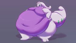 ayaxstudio fat goodra overweight overweight_female pokémon_(species) pokemon pokemon_(species) thick_thighs wide_hips