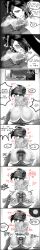 1girls 2019 akali ass ass_grab back_tattoo back_view backshots big_ass big_penis black_and_white blush breasts censored comic comic_strip cum cum_in_pussy cum_in_uterus cum_inside dark-skinned_female doggy_style female from_behind full_womb impregnation irezumi kimtoxic korean_text league_of_legends legs_together long_hair male male_pov ovum partially_clothed penetration penis penis_shadow pov pussy riot_games sex sperm_cell tattoo text tied_up uterus vaginal_penetration wide_hips x-ray