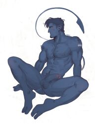 1boy balls ceinordraws daddy demon_ears demon_tail devil dick gay hairy_male huge_cock humanoid humanoid_penis lad male male_only male_pubic_hair manly marvel muscles muscular muscular_male muscular_thighs nightcrawler nude nude_male pecs smooth_fur smooth_penis smooth_skin x-men