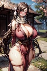 1girls ai_generated alternate_breast_size arms_behind_back armwear aroused big_nipples blush blush_lines blushing breasts brown_hair cherry_blossoms cleavage cowboy_shot curvy day deep_cleavage detailed_background east_asian_architecture erect_nipples_under_clothes fire_emblem fire_emblem_fates full_cleavage gigantic_breasts hair_over_one_eye hair_ribbon heavy_blush hip_bones hip_lines hourglass_figure huge_breasts japanese_architecture japanese_clothes japanese_house kagero_(fire_emblem) long_hair looking_at_viewer neck_scarf nintendo nipple_bulge nipples_visible_through_clothing open_mouth outside pelvic_curtain pelvic_lines sash scarf shiny_hair shiny_skin side_cutout skindentation stable_diffusion sunlight surprised sweat taut_clothes thick_thighs thigh_strap top_heavy_breasts wet_breasts white_breasts wide_hips