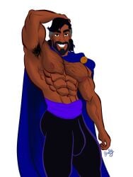 abs aladdin arab arab_male arabian big_bulge big_chest big_pecs blueboybara bulge cape cassim daddy dark-skinned_male dark_skin dilf disney hairy_chest hand_on_head huge_bulge huge_chest huge_pecs male male_only melanin middle_eastern middle_eastern_male muscle_growth muscles muscular muscular_male pecs sitting smiling