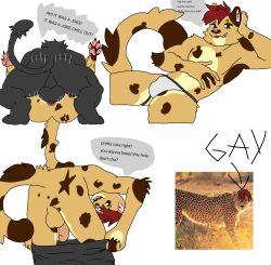 anthro anus ass cheetah clothing duo felid feline hi_res jockstrap kingofpowerbottoms male male/male mammal meme meme_in_the_background pantherine sex shitpost solo underwear update