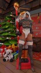 christmas cosplay crackshot crossover fortnite kjthegrimreaper nier:_automata nutcracker rainbow_six rainbow_six_siege tom_clancy ubisoft valkyrie_(rainbow_six) video_game_character yorha_2b_(cosplay)