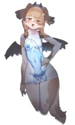 anthro big_breasts blush breasts cute_fang fang female tagme utterangle