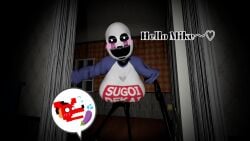 3d 3d_(artwork) blush eggplant_emoji erection five_nights_at_freddy's five_nights_at_freddy's_4 fox_mask huge_breasts marimike marionette_(fnaf) michael_afton nightmarionne puppet_(fnaf) rule_63 source_filmmaker sugoi_dekai text yuuki_momofox