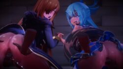 2girls 3d ahe_gao ahegao ahoge amv animated aqua_(konosuba) ass big_ass big_breasts blue_eyes blue_hair bottomless brown_hair censored clapping_cheeks creampie cum cum_in_pussy cum_inside cum_on_body curvaceous curvy dark-skinned_male dark_skin dat_ass doggy_style doggystyle dress dubious_consent ejaculation female from_behind glory_hole glory_wall groping handjob_gesture heart heart-shaped_pupils hentai_music_video hmv holding_hands holding_hands_while_penetrated huge_breasts kono_subarashii_sekai_ni_shukufuku_wo! large_breasts long_video long_videoskinny longer_than_30_seconds longer_than_one_minute medium_breasts mitsuboshil moaning mp4 multiple_girls multiple_penises music no_panties petite plap_(sound) rough_sex sex skinny skirt small_ass sound standing_doggy_style standing_sex stockings straight stuck stuck_in_wall thick_thighs thighhighs thighs through_wall tied_hair vaginal_penetration video wide_hips wiz_(konosuba) x-ray