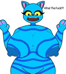 alexnauts big_ass big_breasts blue_cat male_to_female surprised swearing wgf