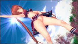 3d belly cheerleader eiyuu_densetsu estelle_bright koikatsu krebskulm legs navel pussy