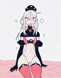 2020 2d blush blushing digital_drawing_(artwork) digital_media_(artwork) doll_joints female human lingerie lomond_(vontecristo) long_hair looking_up pussy sitting stockings tagme thighhighs tongue tongue_out vontecristo