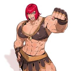 abs absurd_res lilminindahouse marisa_rossetti muscular muscular_female street_fighter street_fighter_6