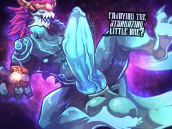 alternate_version_at_source alternate_version_available anus aurelion_sol balls black_sclera blue_eyes blue_penis celestial_(league_of_legends) celestial_being claws dragon horns huge_balls huge_cock hyper hyper_penis knot knotted_penis league_of_legends male male_only muscular muscular_male penis presenting presenting_penis reptile scalie sharp_teeth sirmonsterfucko solo solo_focus tail text throbbing_penis veiny_penis